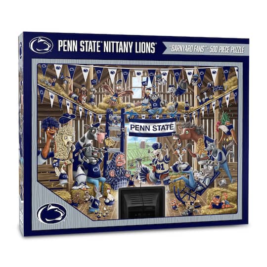 College Barnyard Fans 500 Piece Puzzle By Youthefan in Penn State Nittany Lions | 18" x 24" | Michaels®